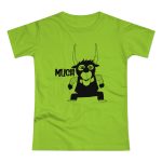 Camiseta mujer punto liso - Verde orquidea - Camiseta Much