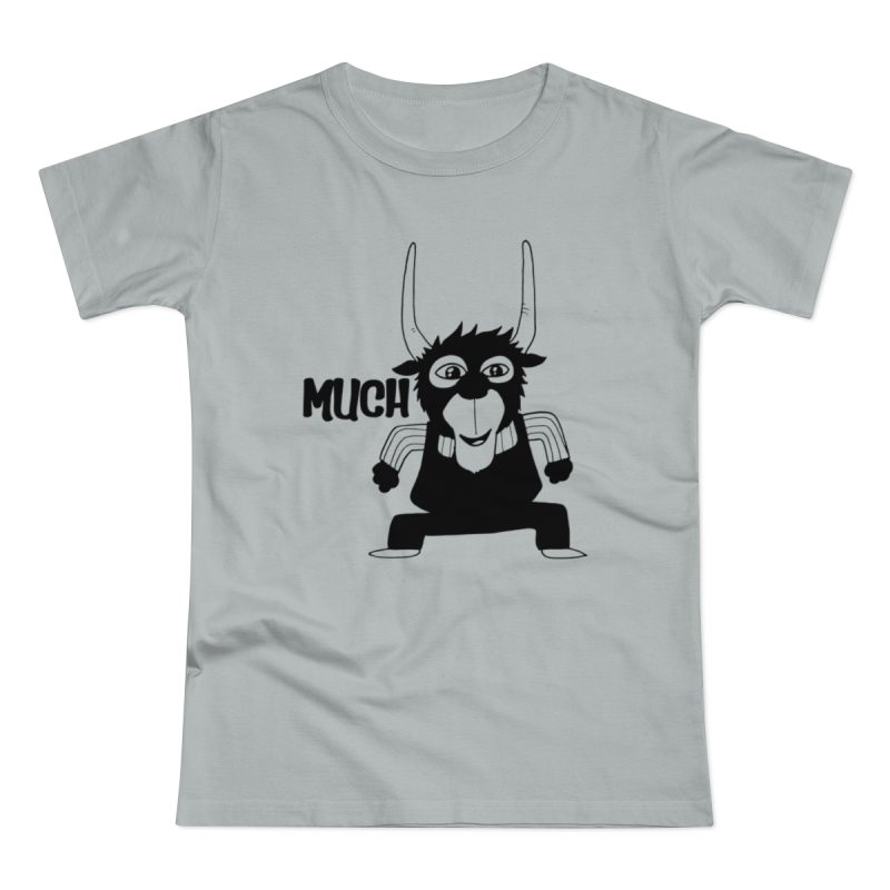 Camiseta mujer punto liso - Gris Pacifico - Camiseta Much
