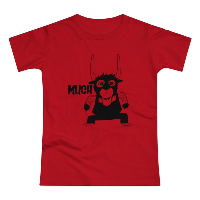 Camiseta mujer punto liso - Rojo - Camiseta Much