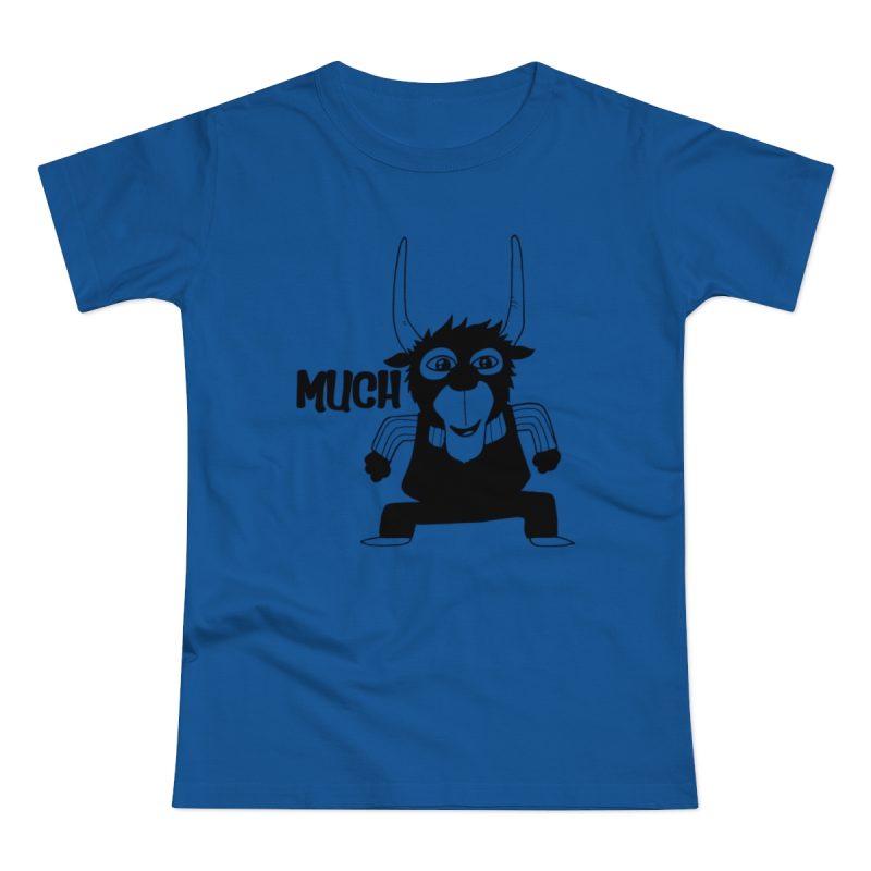Camiseta mujer punto liso - Azul royal intenso - Camiseta Much