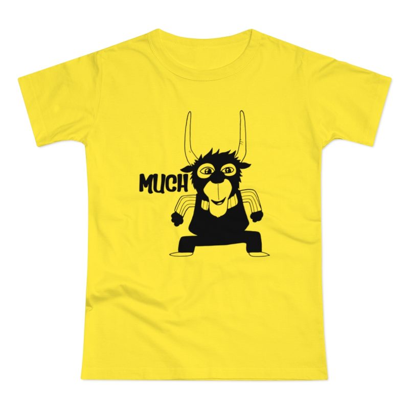 Camiseta mujer punto liso - Amarillo solar - Camiseta Much