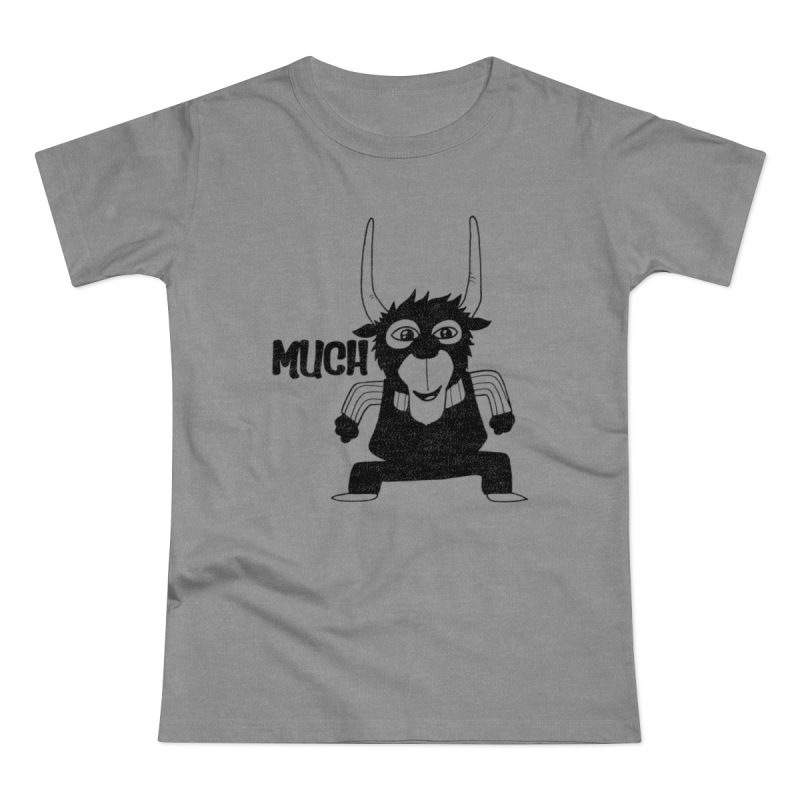 Camiseta mujer punto liso - Gris deportivo jaspeado - Camiseta Much