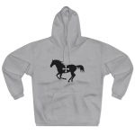 Sudadera con capucha cerrada - Gris jaspeado claro - Cavall de Sant Joan