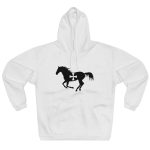 Sudadera con capucha cerrada - Blanco - Cavall de Sant Joan