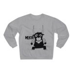 Sudadera cuello redondo premium - Gris jaspeado claro - Camiseta Much Sudadera cuello redondo premium - Gris jaspeado claro - Camiseta Much
