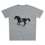 Camiseta hombre corte moderno - Gris Oxford claro - Cavall de Sant Joan