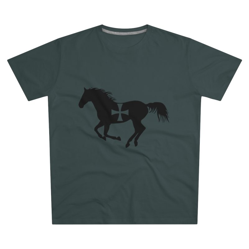 Camiseta hombre corte moderno - Gris marengo - Cavall de Sant Joan