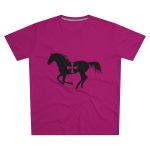 Camiseta hombre corte moderno - Rosa oscuro - Cavall de Sant Joan