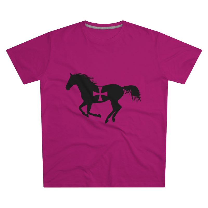 Camiseta hombre corte moderno - Rosa oscuro - Cavall de Sant Joan