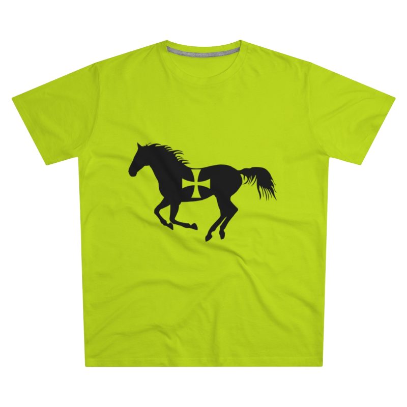 Camiseta hombre corte moderno - Verde lima - Cavall de Sant Joan