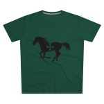 Camiseta hombre corte moderno - Verde botella - Cavall de Sant Joan