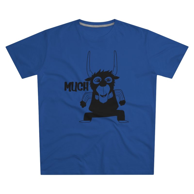Camiseta hombre corte moderno - Azul royal intenso - Camiseta Much