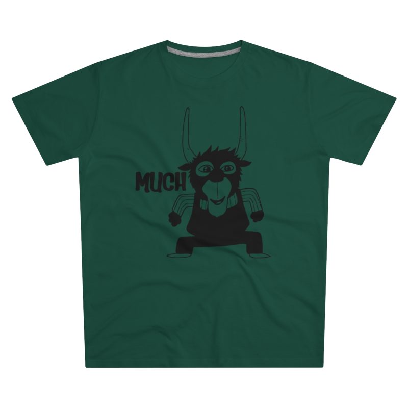 Camiseta hombre corte moderno - Verde botella - Camiseta Much