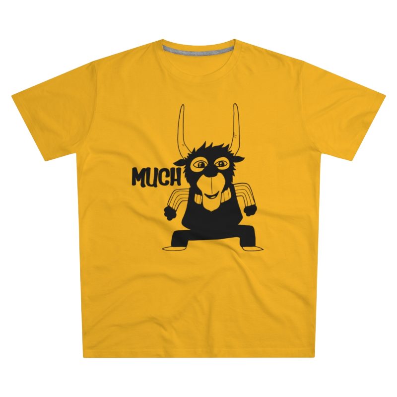 Camiseta hombre corte moderno - Amarillo girasol - Camiseta Much