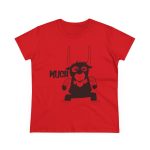 Camiseta mujer algodon medio - Rojo - Camiseta Much