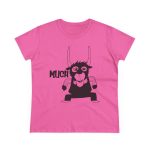 Camiseta mujer algodon medio - Rosa azalea - Camiseta Much