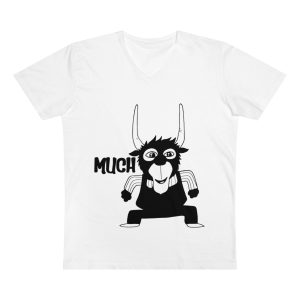Camiseta hombre cuello de pico Presenter - Blanco - Camiseta Much