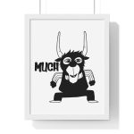 Poster enmarcado vertical - Blanco - Camiseta Much