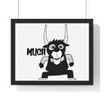 Poster enmarcado horizontal - Negro - Camiseta Much