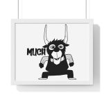 Poster enmarcado horizontal - Blanco - Camiseta Much