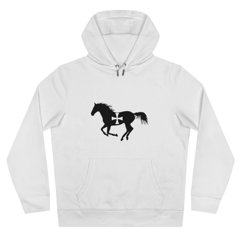 Sudadera con capucha King - Blanco - Cavall de Sant Joan Sudadera con capucha King - Blanco - Cavall de Sant Joan