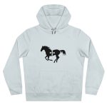 Sudadera con capucha King - Azul cielo puro - Cavall de Sant Joan Sudadera con capucha King - Azul cielo puro - Cavall de Sant Joan