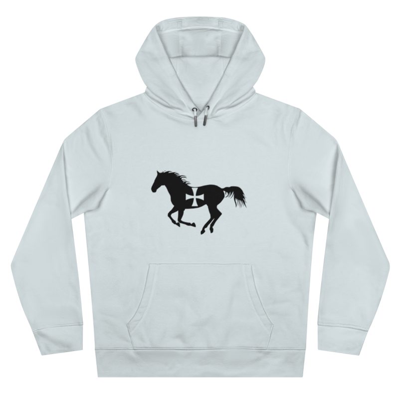 Sudadera con capucha King - Azul cielo puro - Cavall de Sant Joan