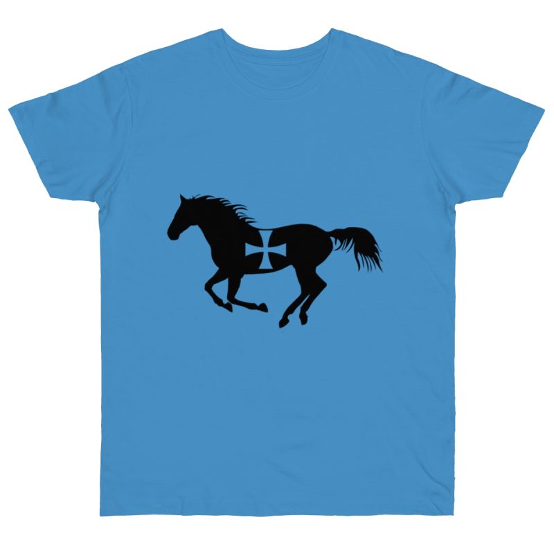 Camiseta punto liso - Azul celeste - Cavall de Sant Joan