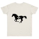 Camiseta punto liso - Natural - Cavall de Sant Joan Camiseta punto liso - Natural - Cavall de Sant Joan