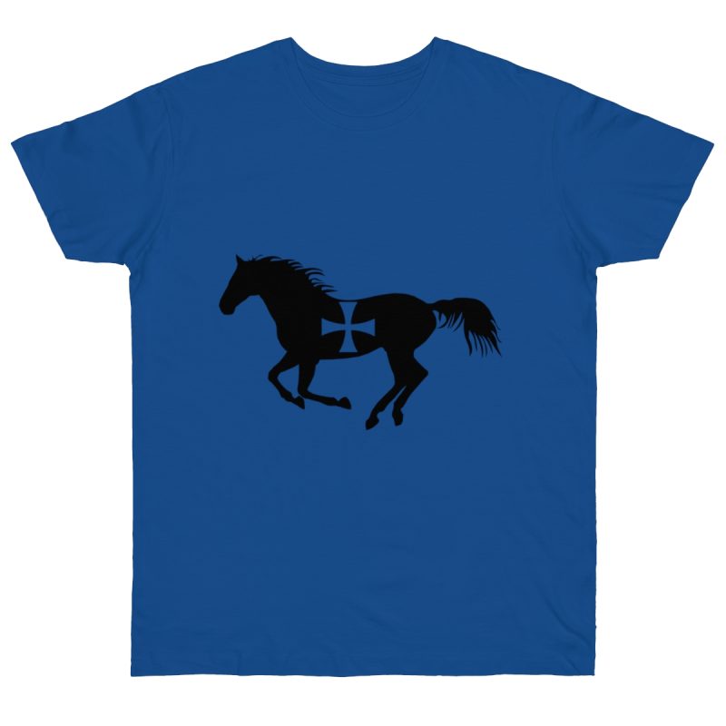 Camiseta punto liso - Azul royal intenso - Cavall de Sant Joan