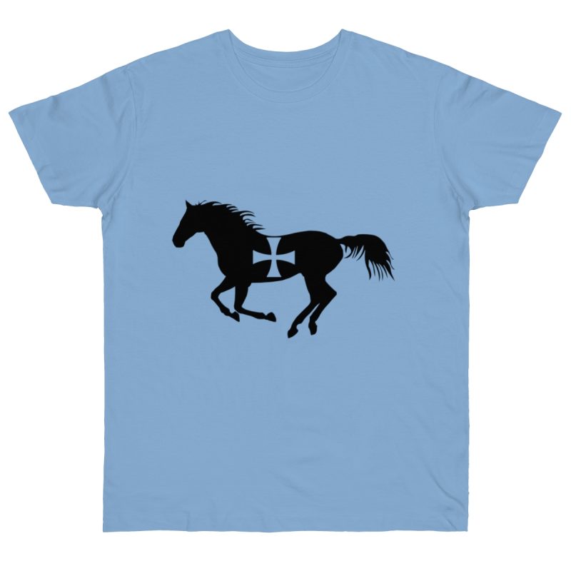 Camiseta punto liso - Azul cielo - Cavall de Sant Joan