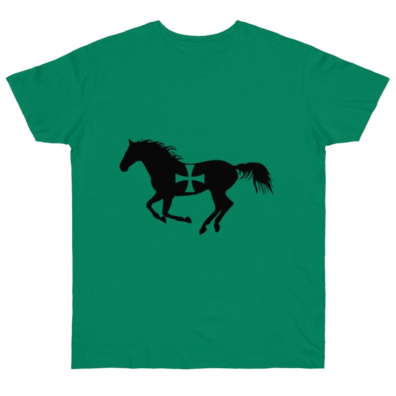 Camiseta punto liso - Verde Kelly - Cavall de Sant Joan