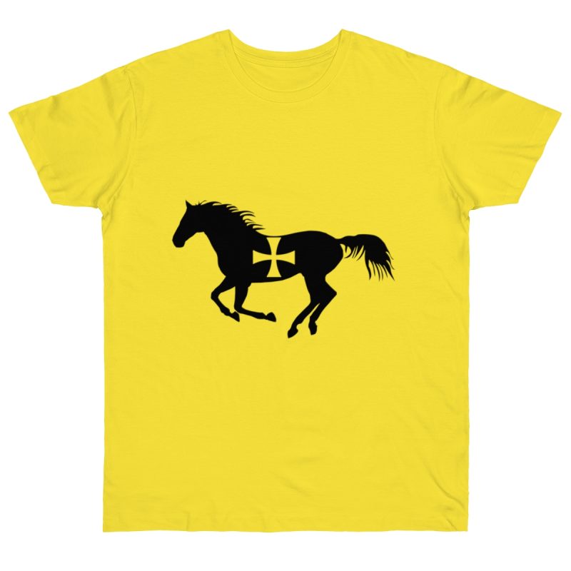 Camiseta punto liso - Amarillo solar - Cavall de Sant Joan