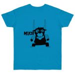 Camiseta punto liso - Azul atolon - Camiseta Much