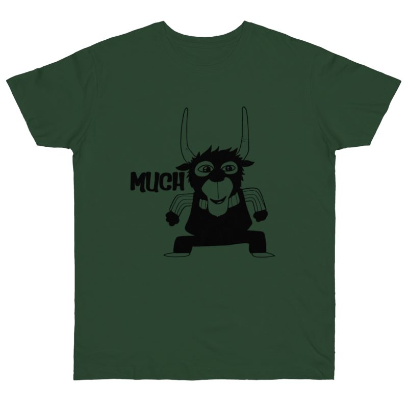 Camiseta punto liso - Verde botella - Camiseta Much
