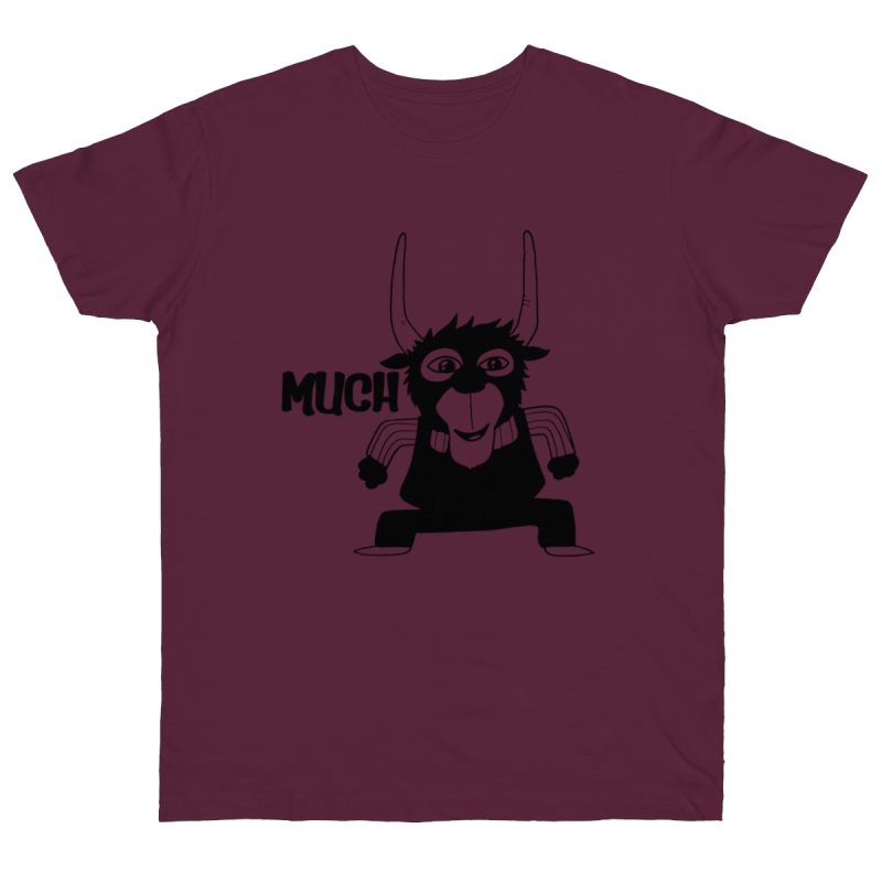 Camiseta punto liso - Burdeos - Camiseta Much