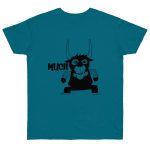 Camiseta punto liso - Azul diva - Camiseta Much