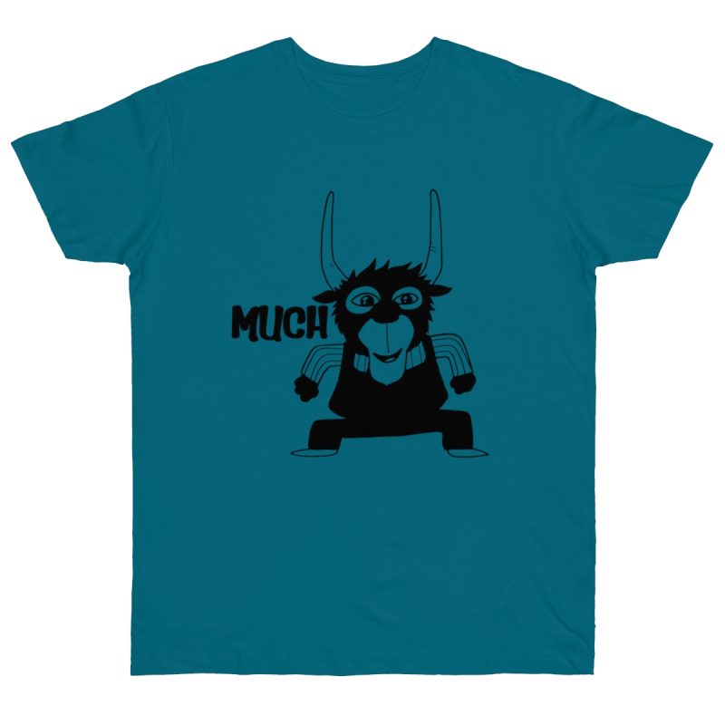 Camiseta punto liso - Azul diva - Camiseta Much