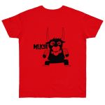 Camiseta punto liso - Rojo fuego - Camiseta Much