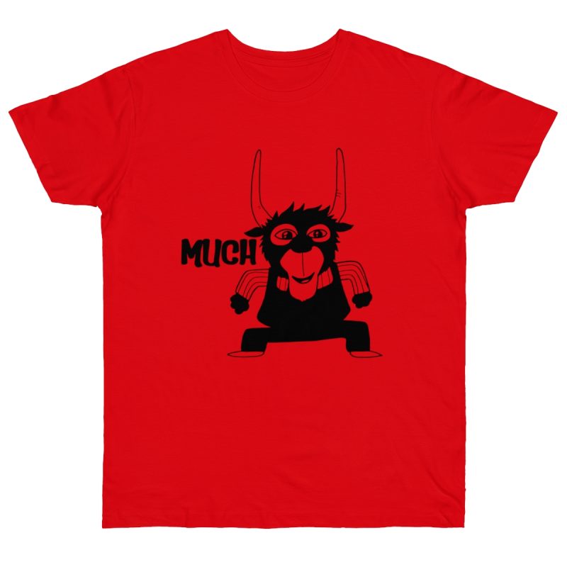 Camiseta punto liso - Rojo fuego - Camiseta Much