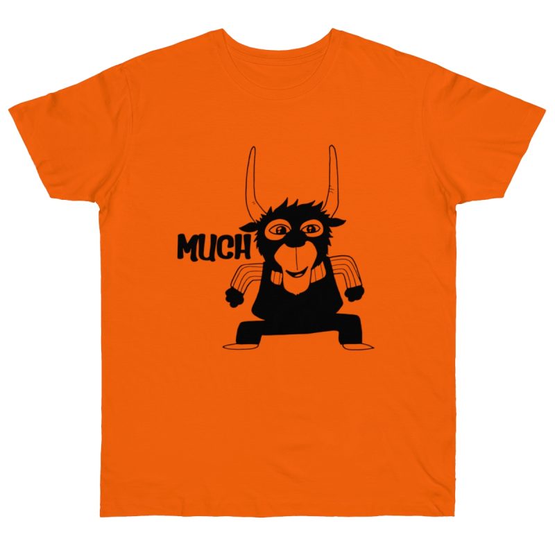 Camiseta punto liso - Naranja - Camiseta Much