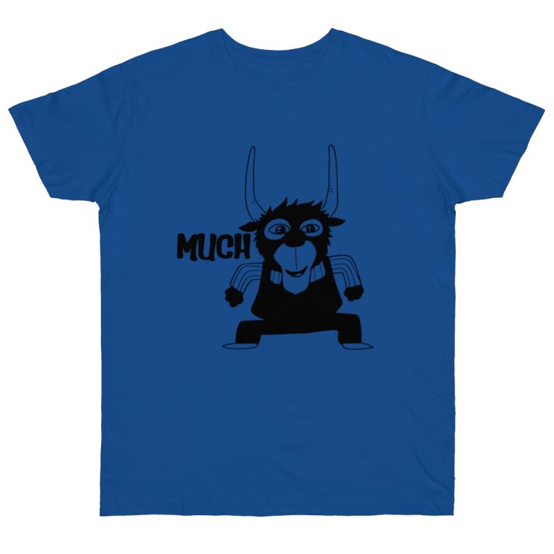 Camiseta punto liso - Azul royal intenso - Camiseta Much