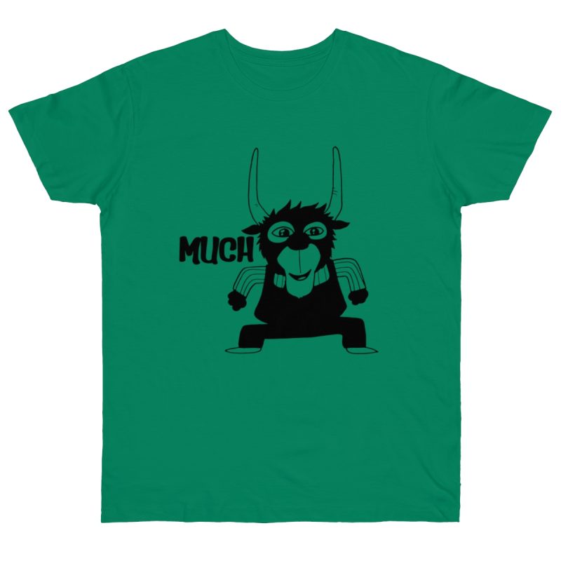 Camiseta punto liso - Verde Kelly - Camiseta Much