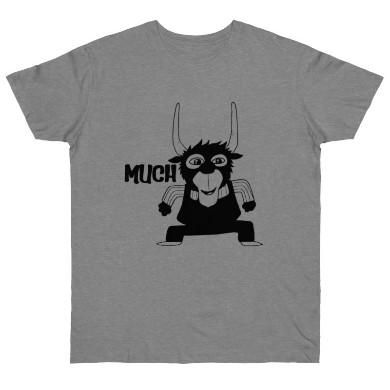 Camiseta punto liso - Gris deportivo jaspeado - Camiseta Much