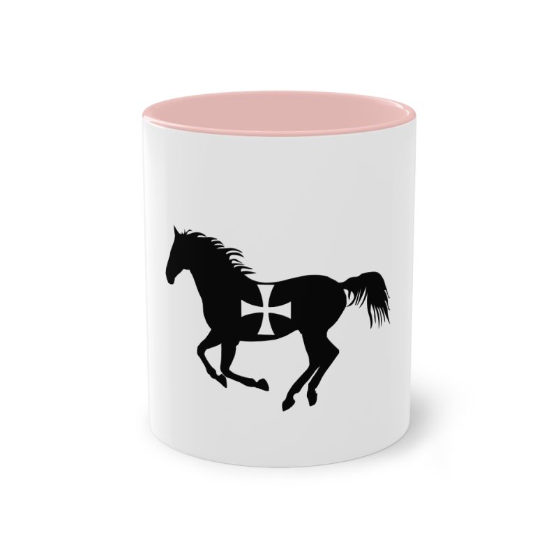 Taza bicolor - Rosa - Cavall de Sant Joan