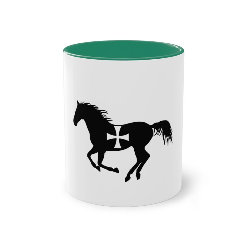 Taza bicolor - Verde oscuro - Cavall de Sant Joan