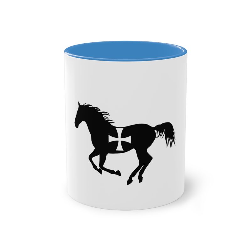 Taza bicolor - Azul claro - Cavall de Sant Joan