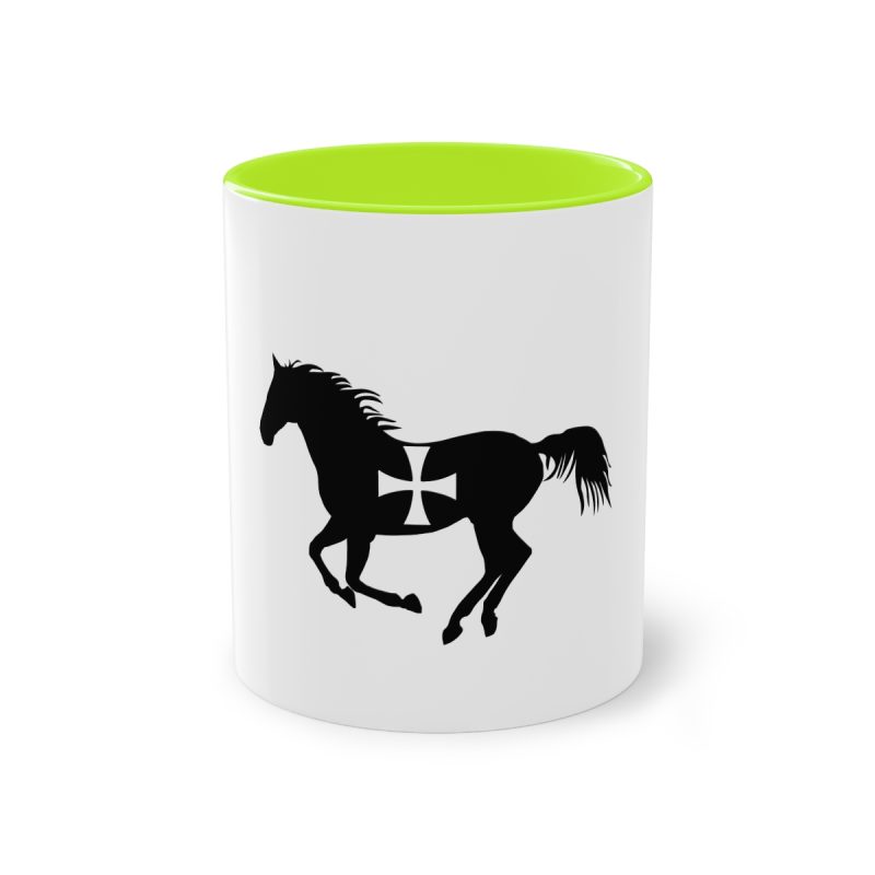 Taza bicolor - Verde claro - Cavall de Sant Joan