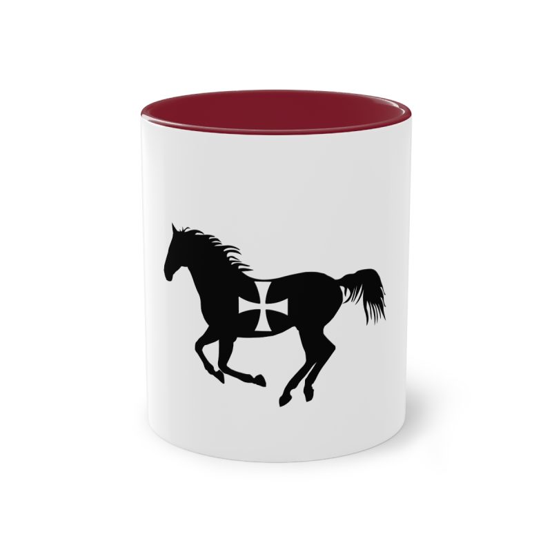 Taza bicolor - Granate - Cavall de Sant Joan