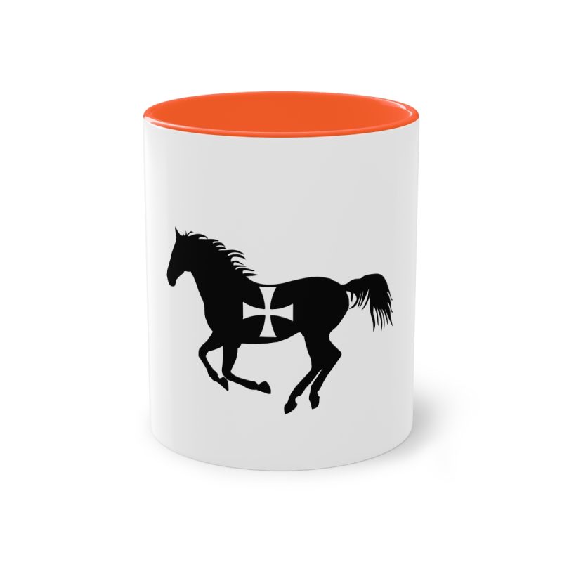 Taza bicolor - Naranja - Cavall de Sant Joan